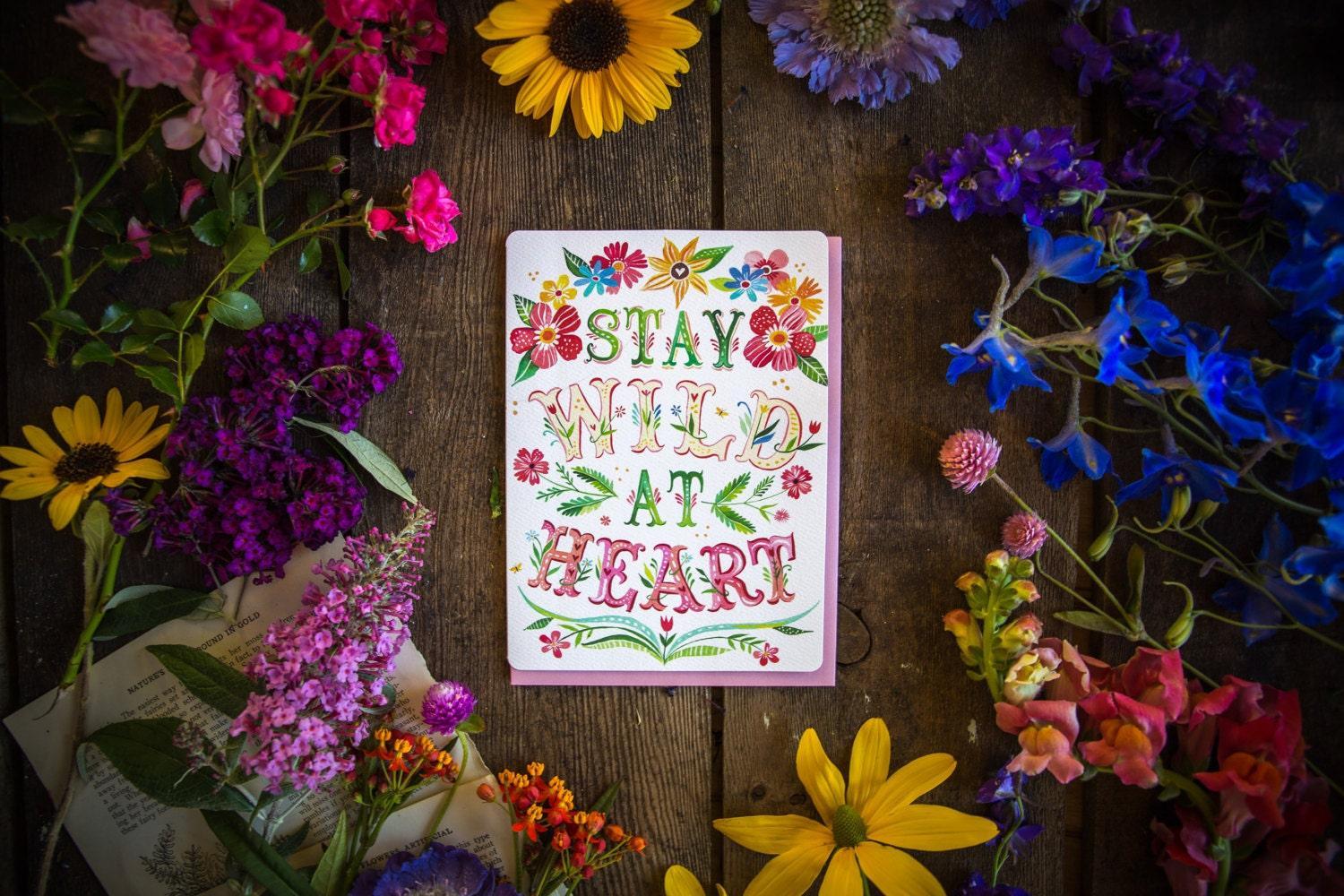 Wild at Heart - Birthday Card