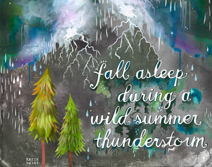 Summer Thunderstorm Art Print