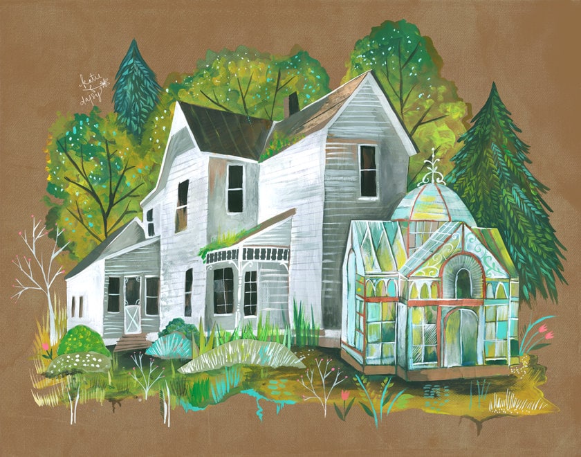 Overgrown Art Print