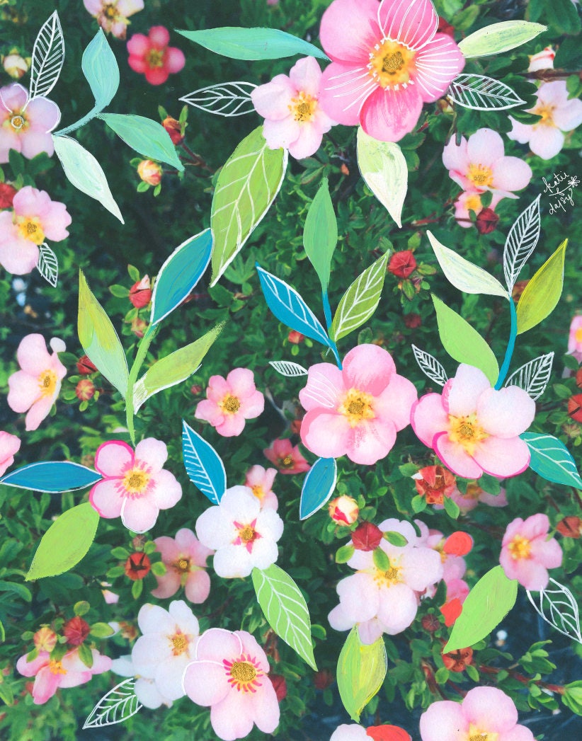 Posies Art Print