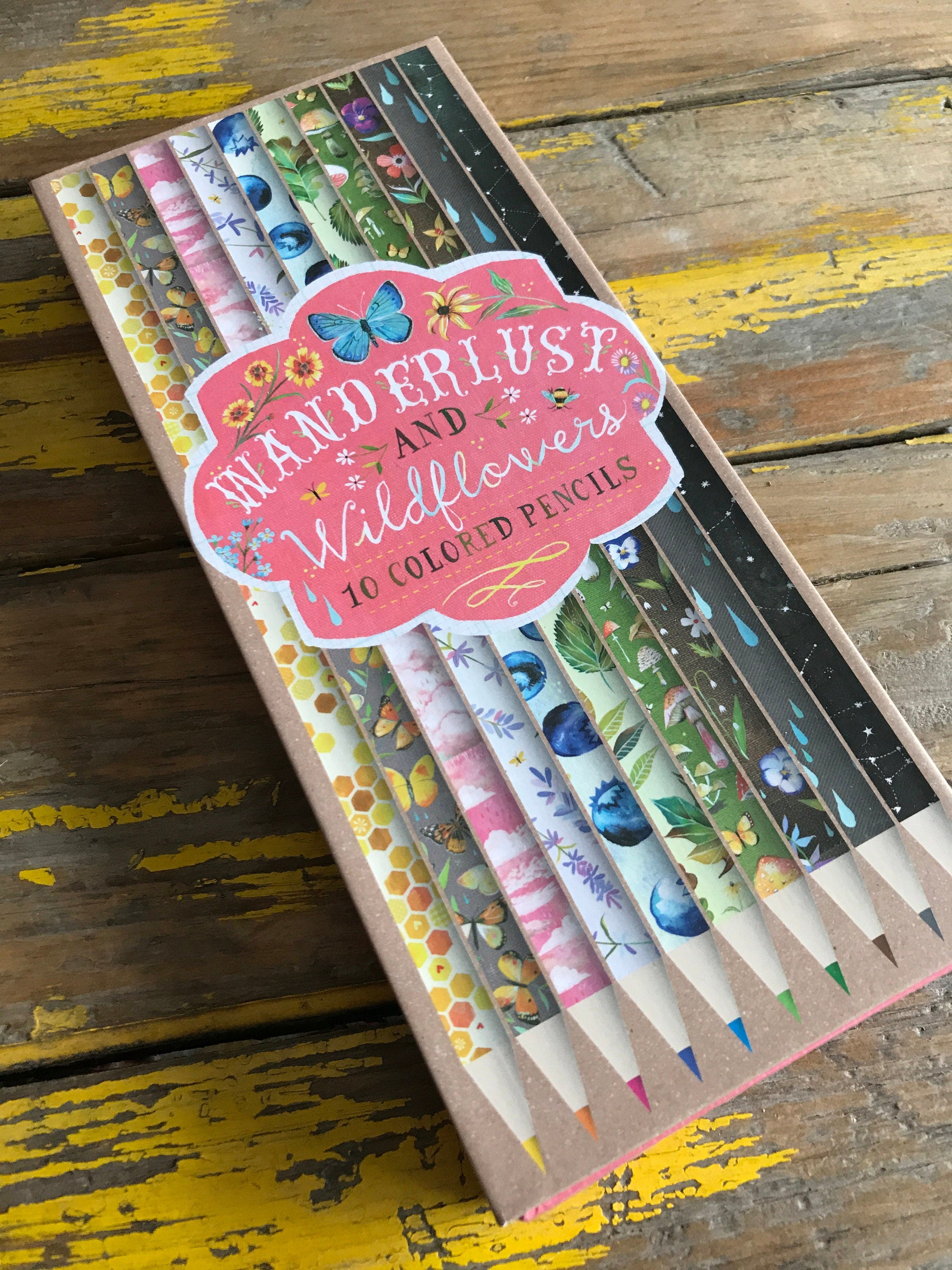 Wanderlust and Wildflowers | Colored Pencil Set | by Katie Daisy