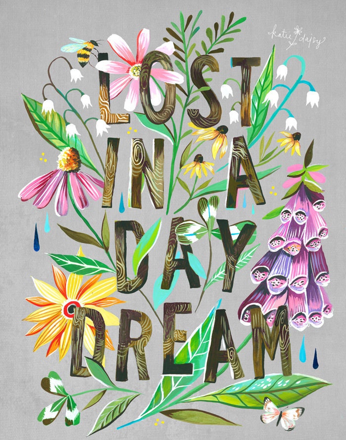 Lost in A Daydream Art Print