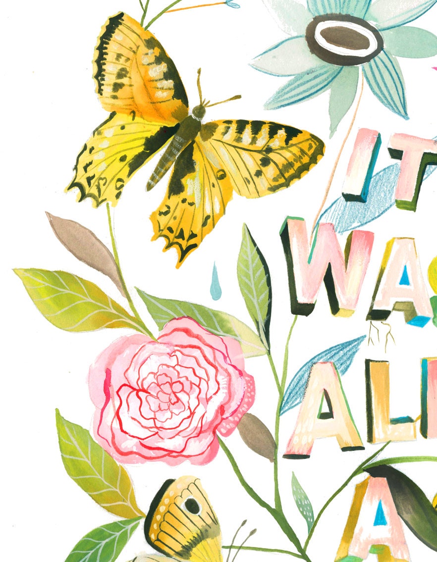 Dream State Wildflower Art Print