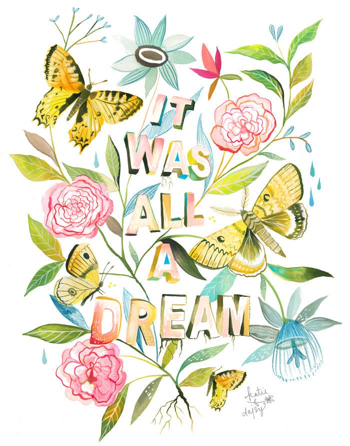 Dream State Wildflower Art Print
