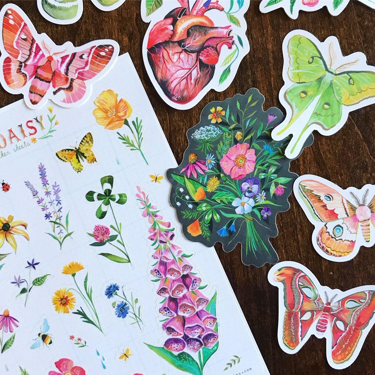 GARDEN HEART - Matte Laminate Sticker