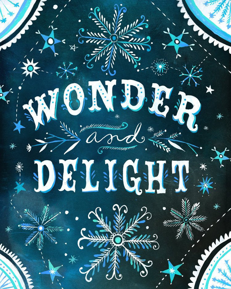 Wonder & Delight Art Print