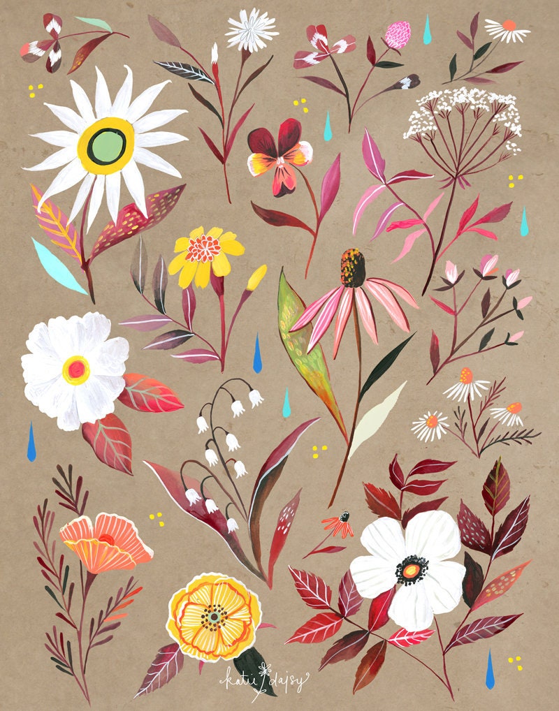 Red Prairie Art Print