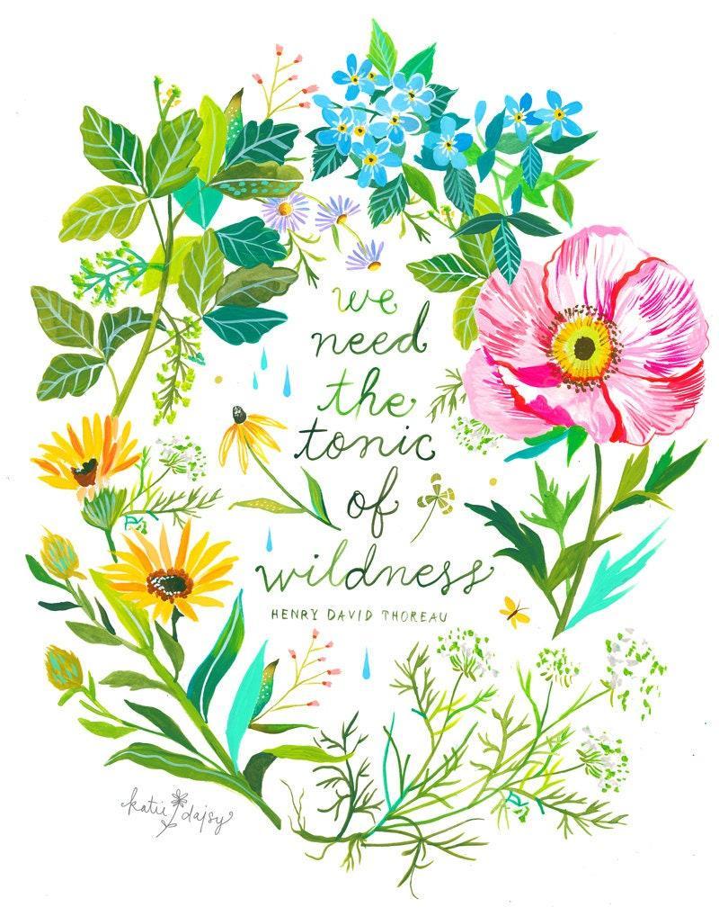 Tonic of Wildness Art Print