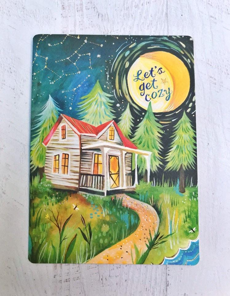 Cozy Cabin - Birthday Card