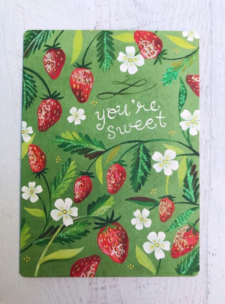 You're Sweet - Birthday Card