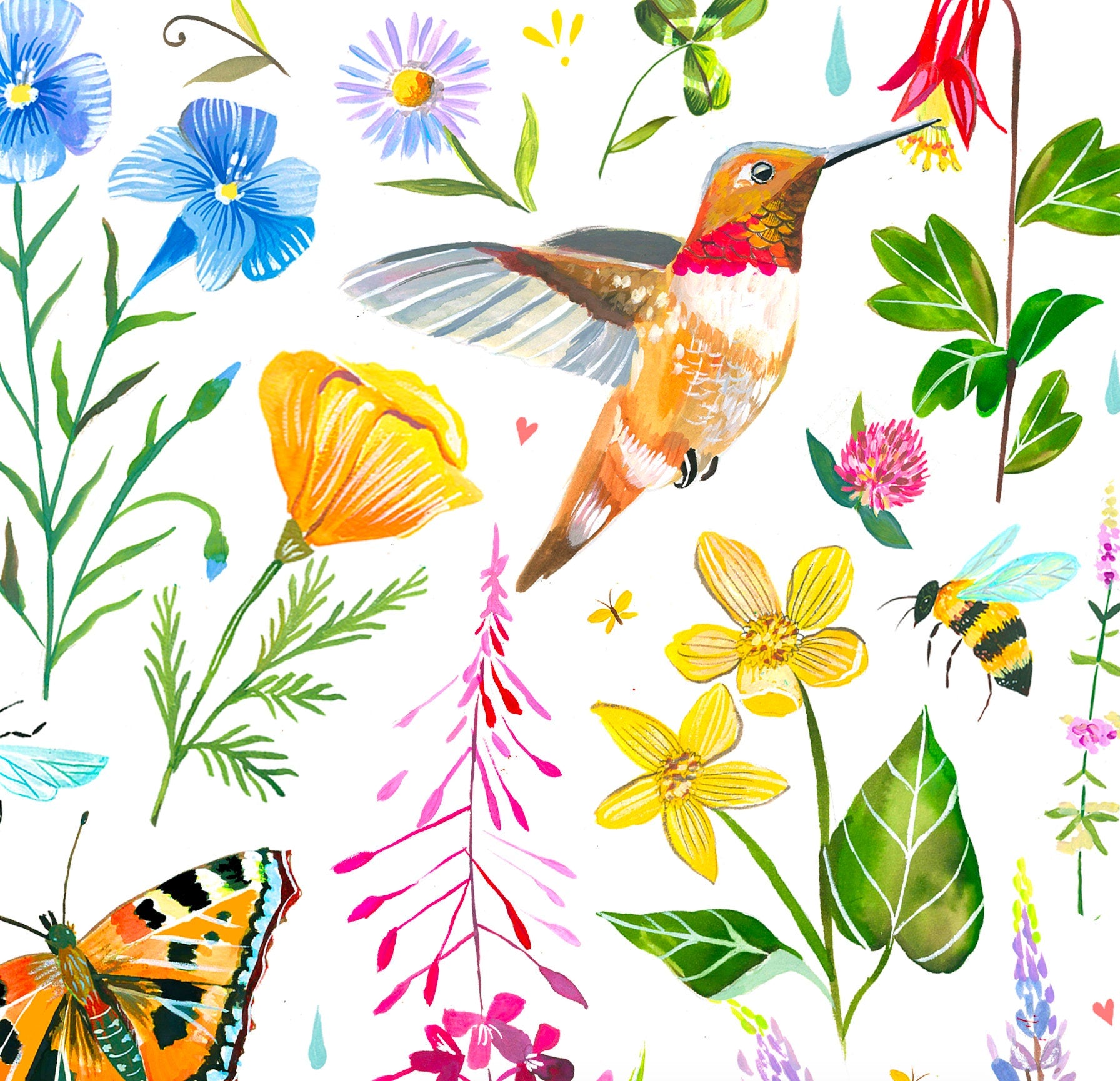 Oregon Garden Art Print