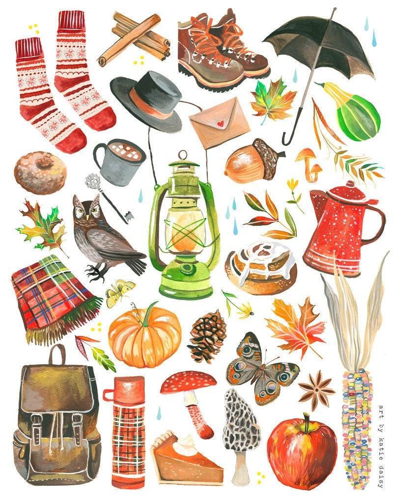 Autumn Delights Art Print