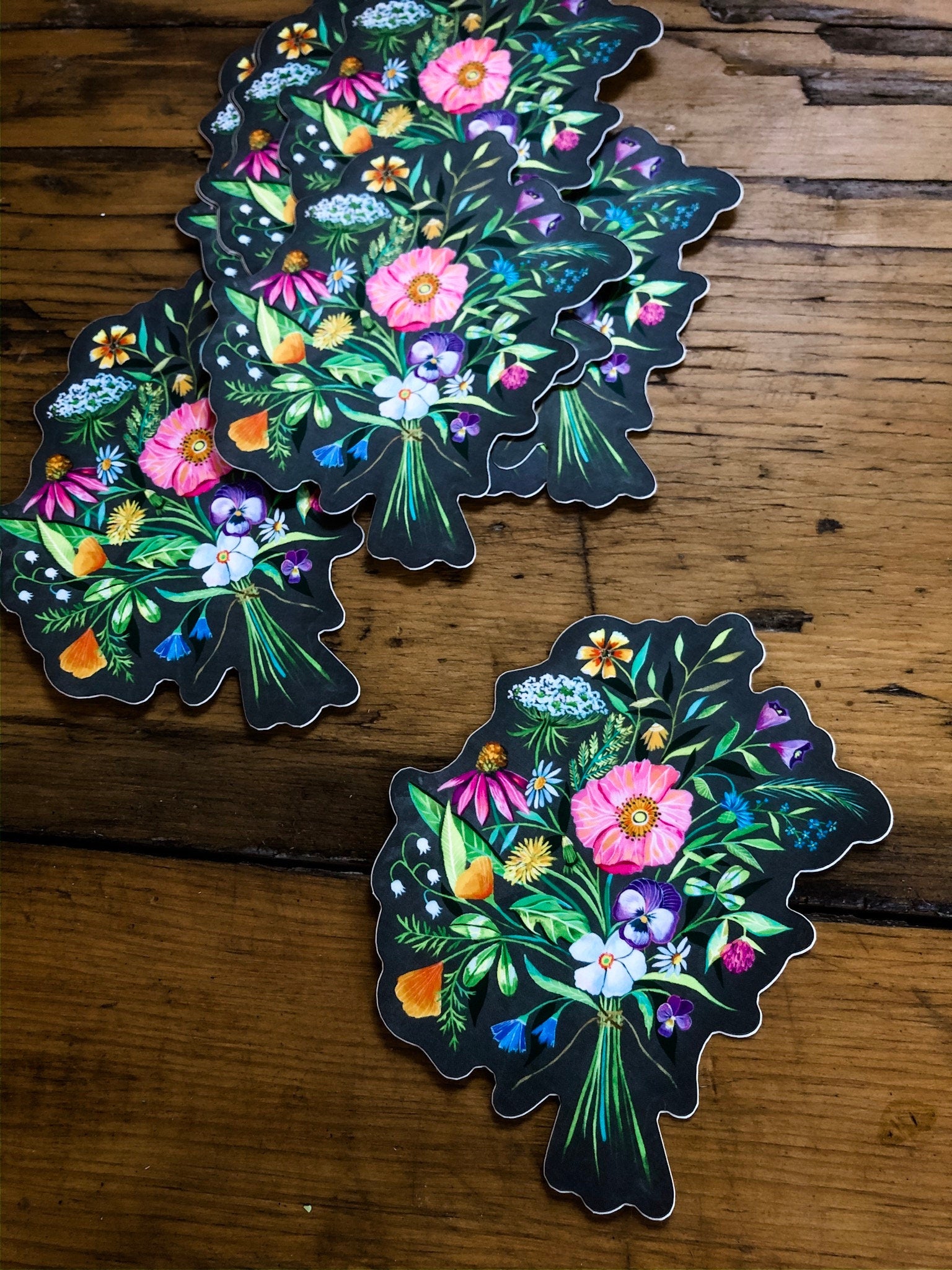Bouquet - Matte Laminate Sticker