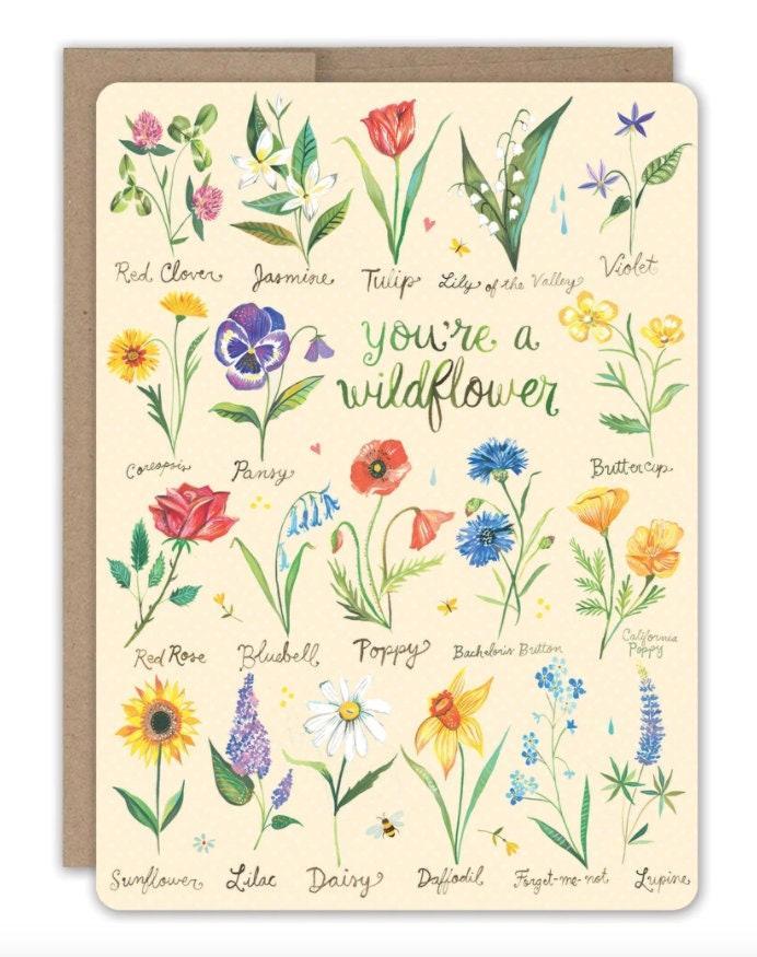 Wildflower - Birthday Card