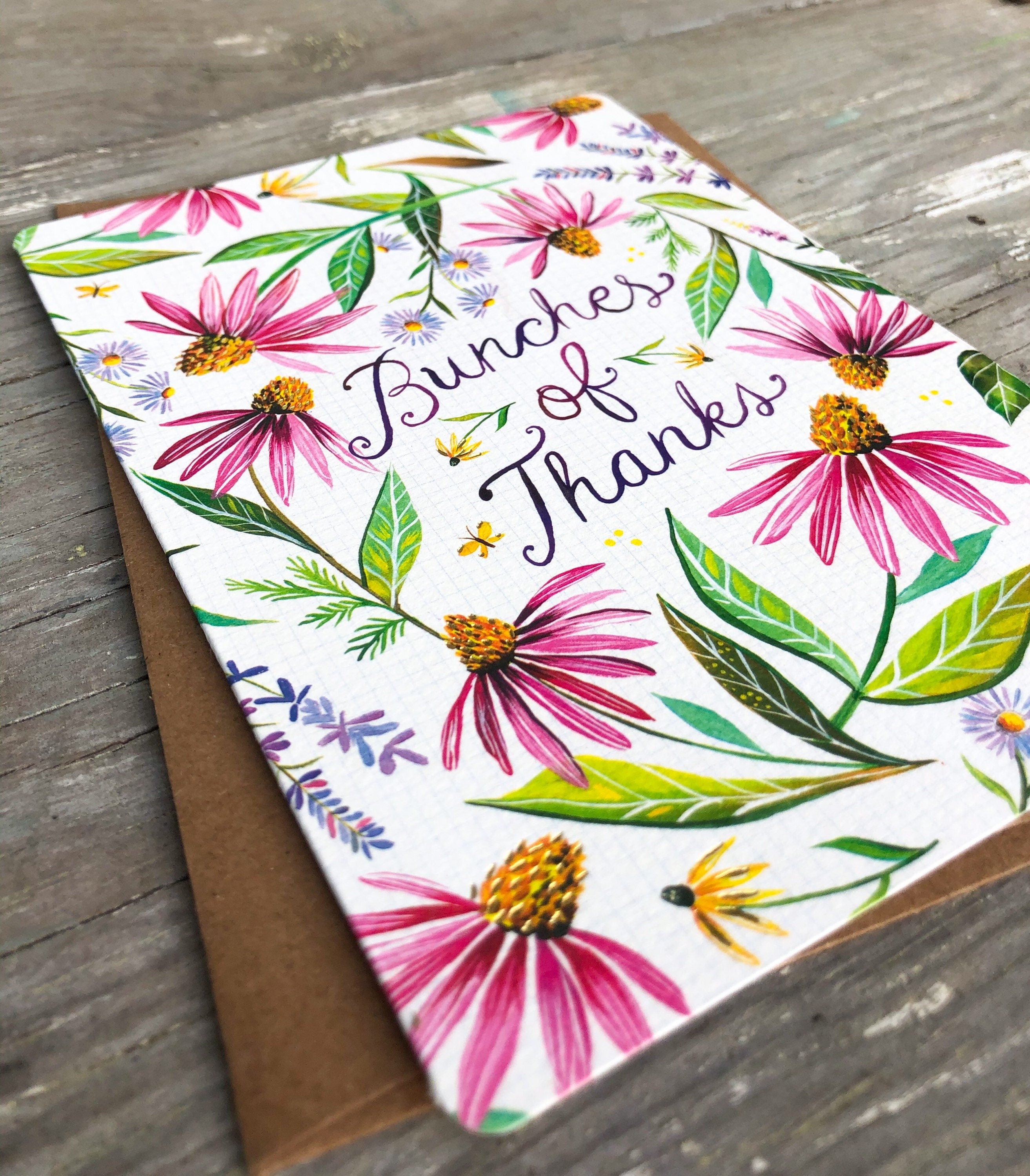 Bunches of Thanks - Greeting Card