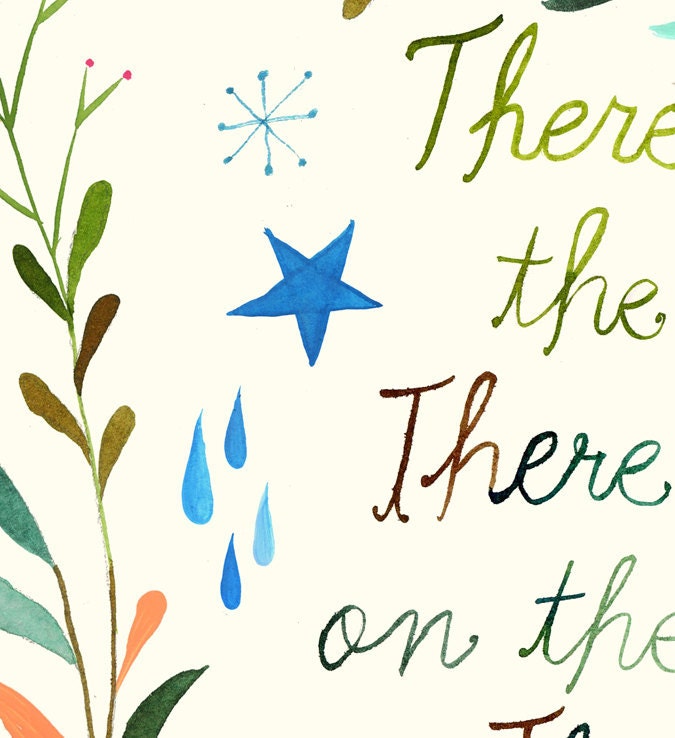 Pathless Woods Art Print