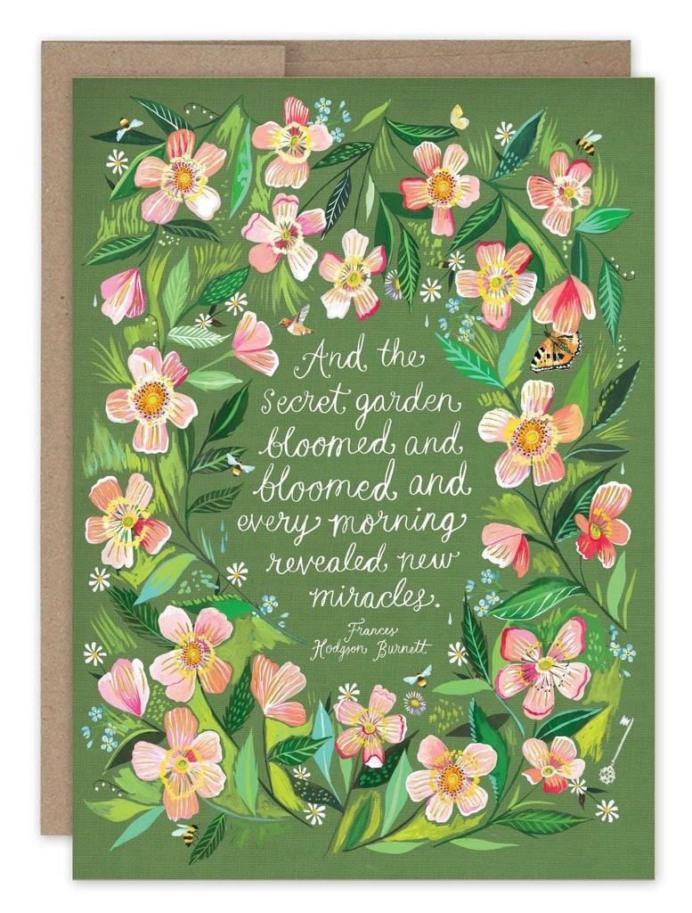 Secret Garden - Birthday Card