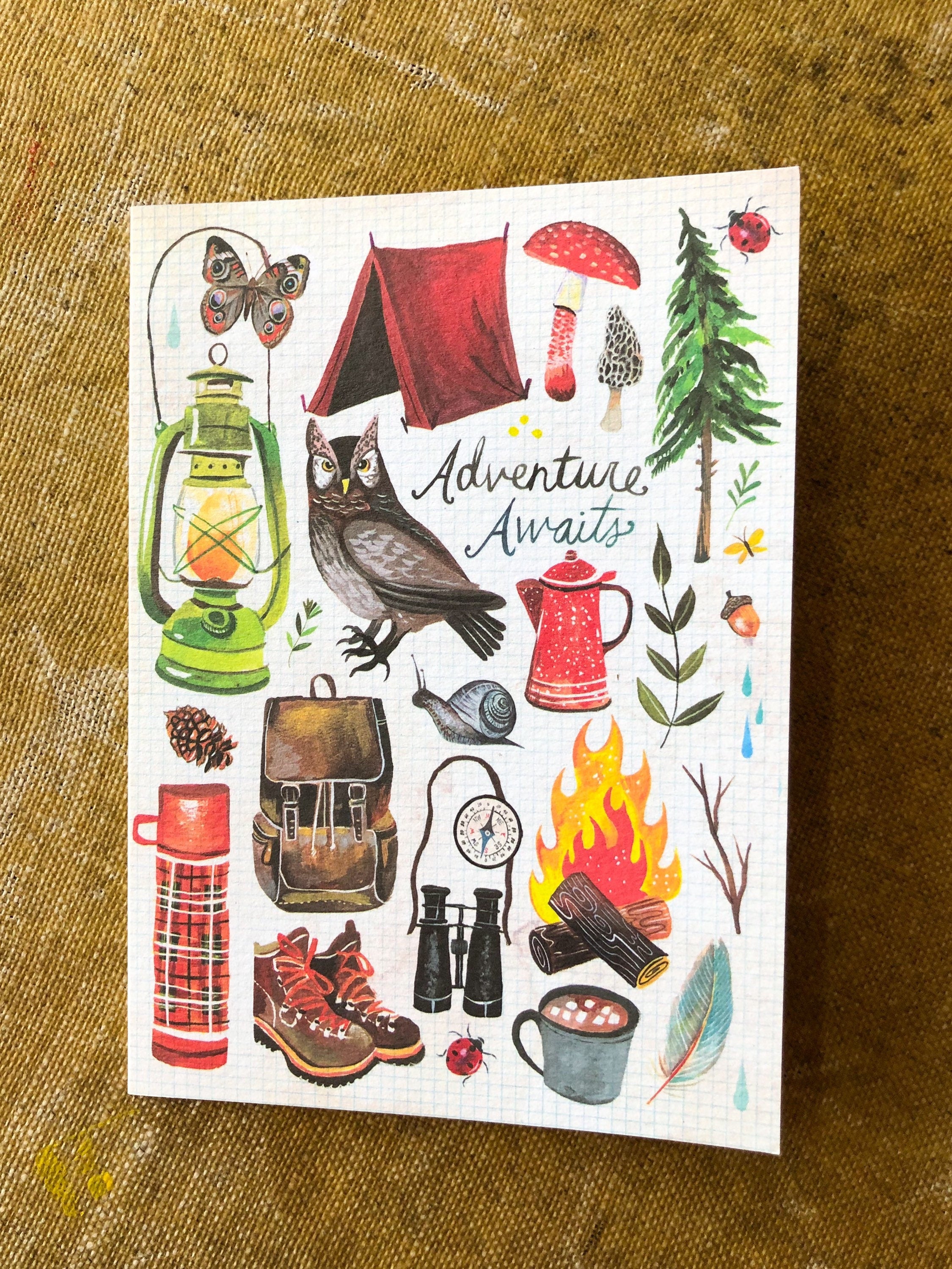 Adventure Awaits - Birthday Card