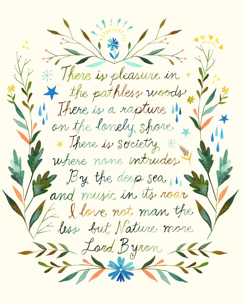 Pathless Woods Art Print