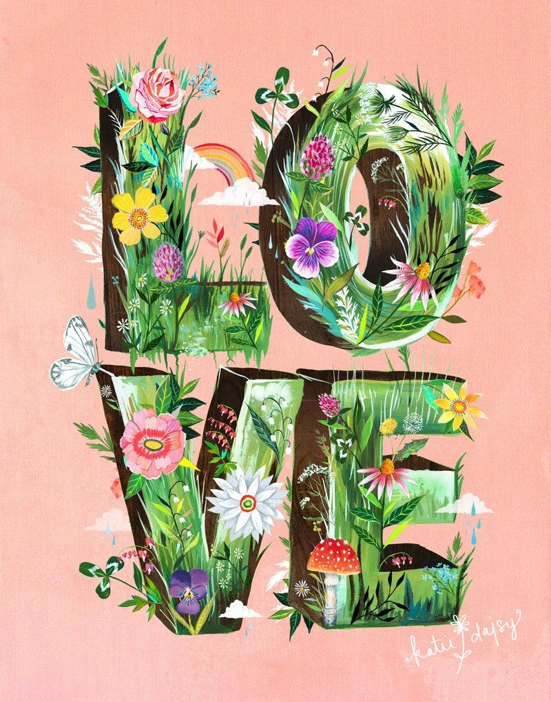 Love Grows Art Print