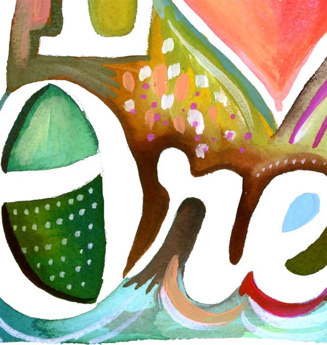 Love Oregon Art Print