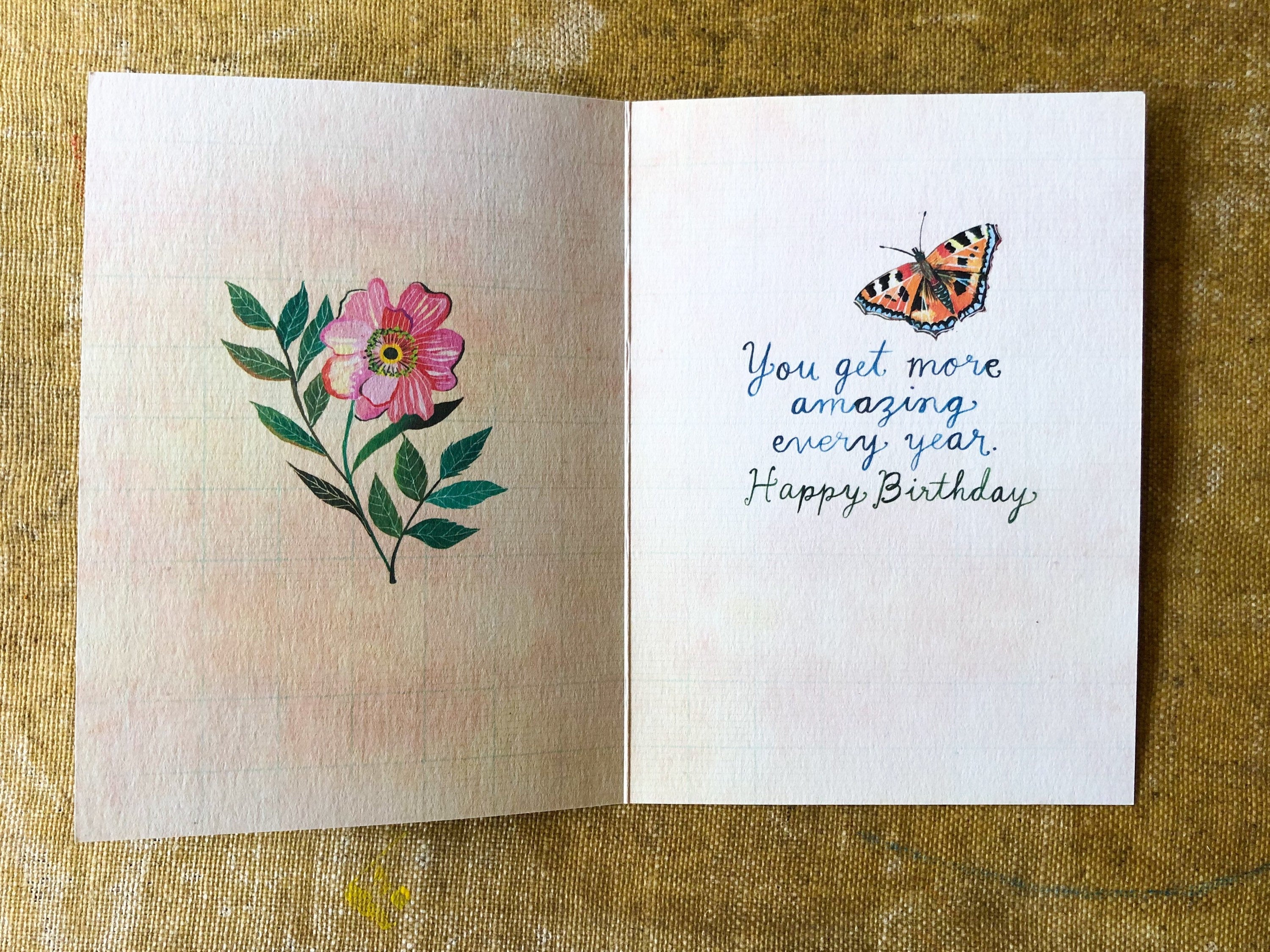Secret Garden - Birthday Card