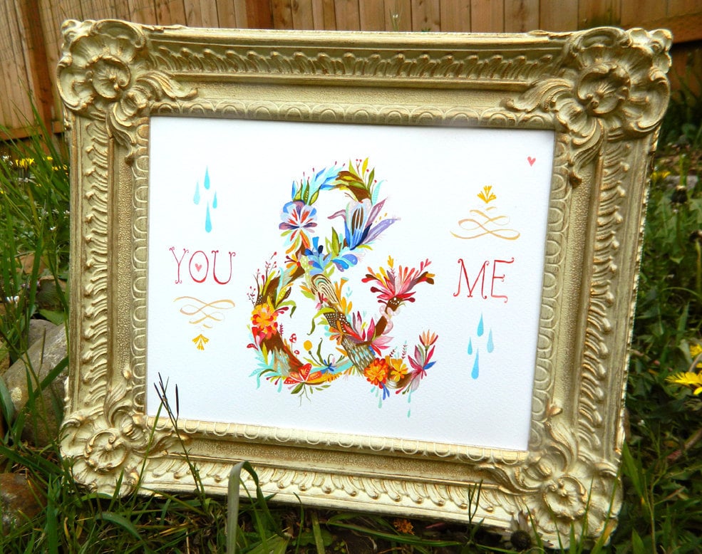 You and Me Art Print