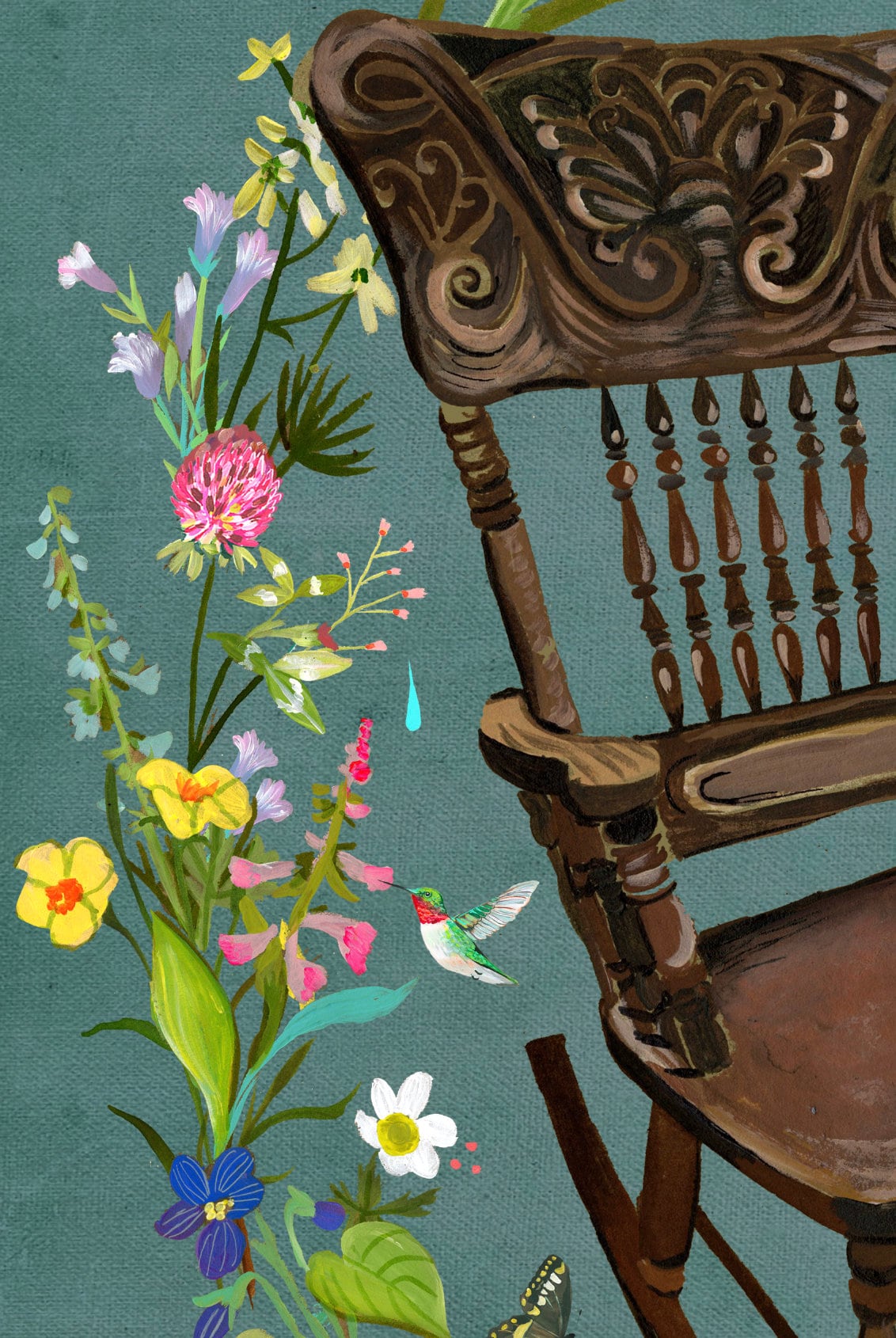 Rocking Chair Art Print