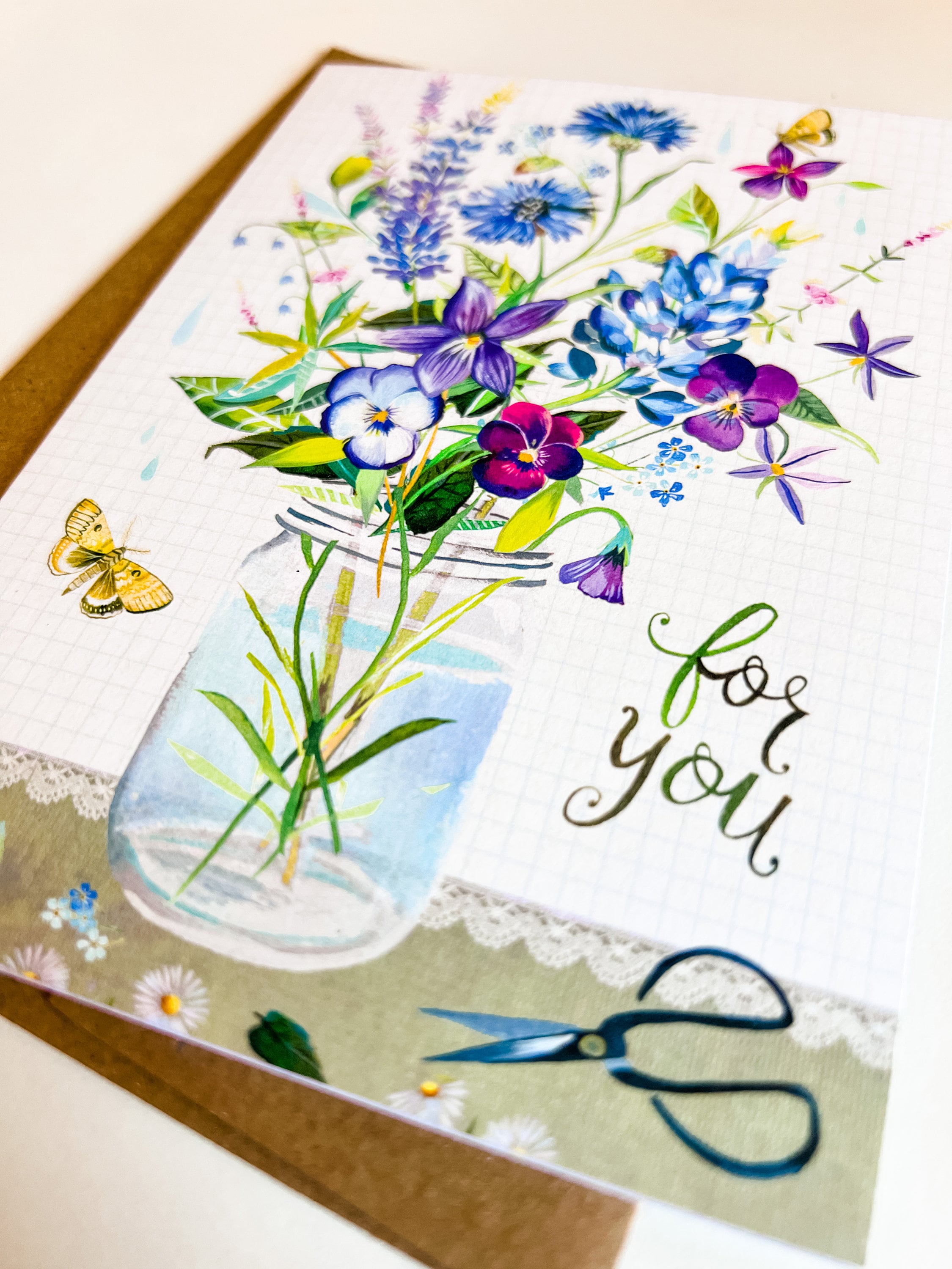 For You Bouquet - Greeting Card
