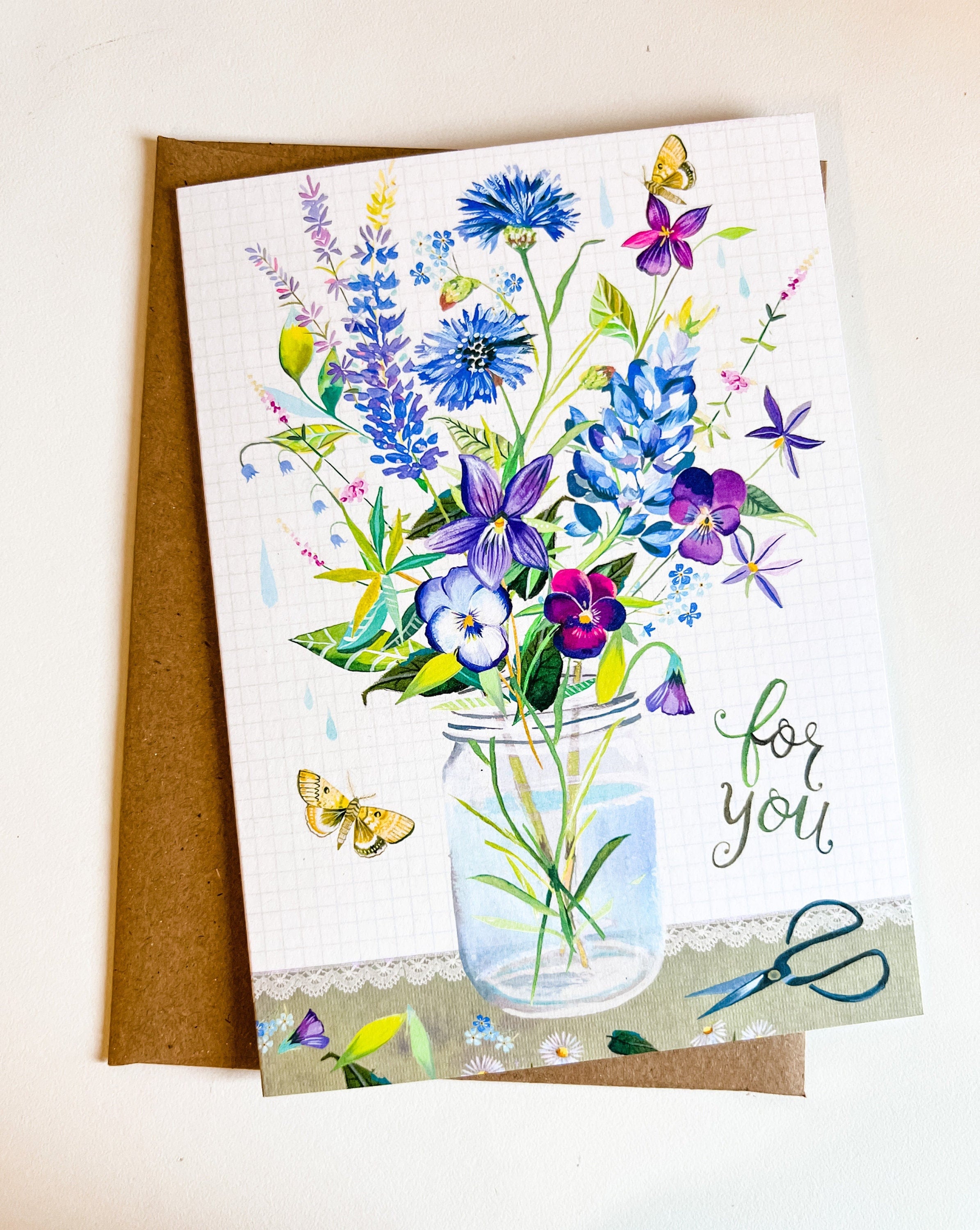 For You Bouquet - Greeting Card