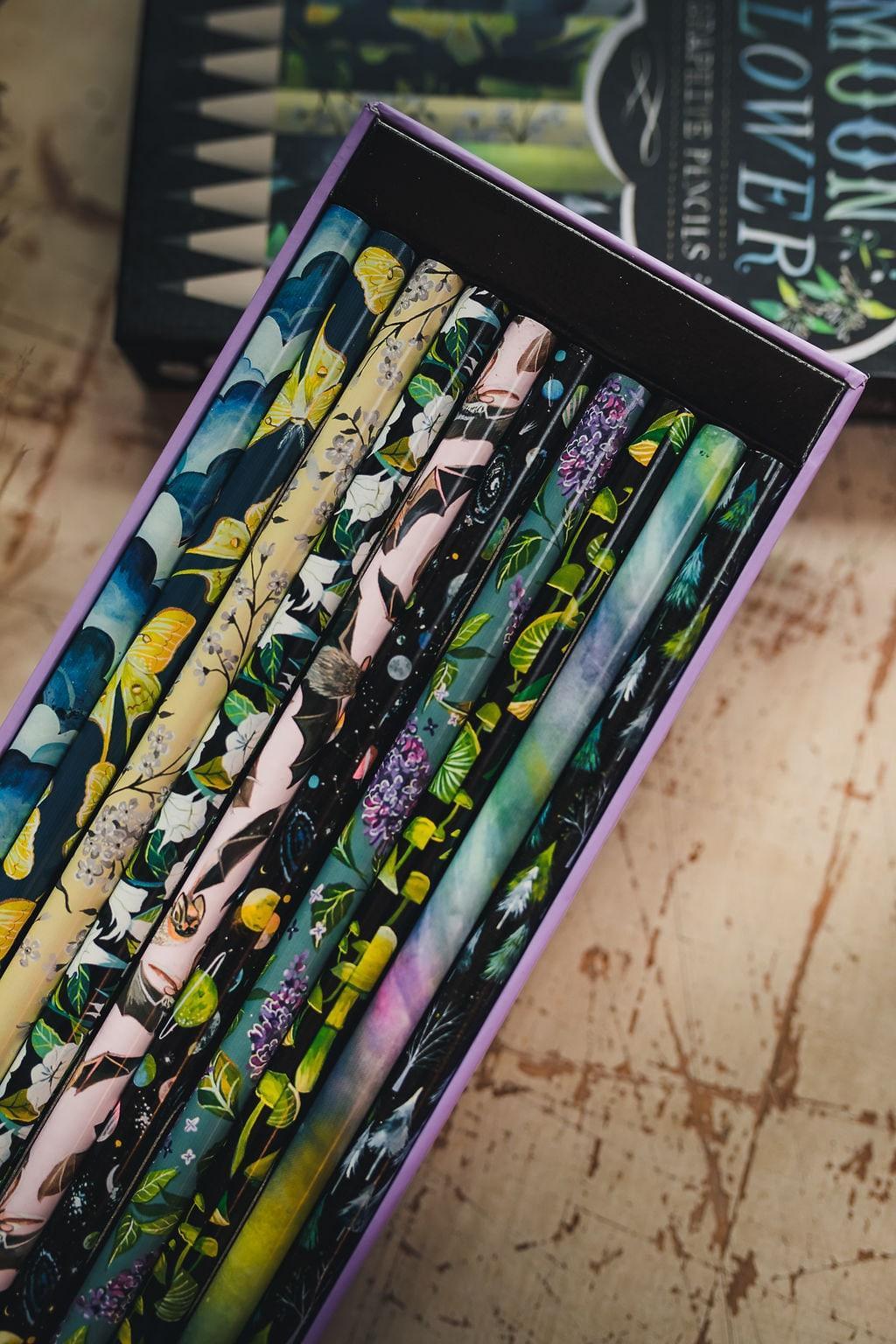 Moonflower Graphite Pencils