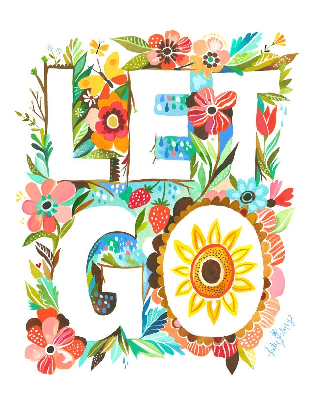 Let Go Art Print