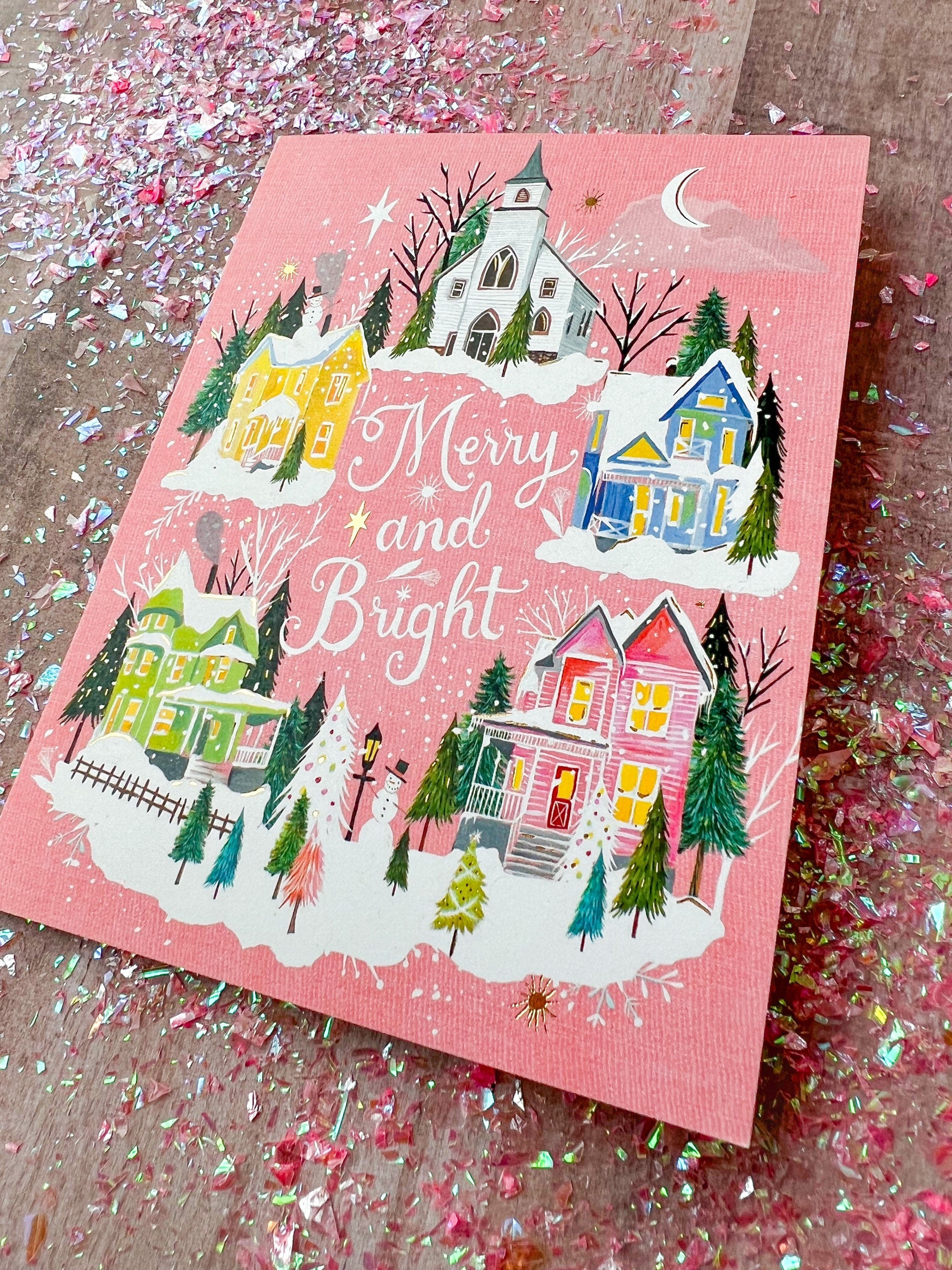 Merry & Bright Holiday Card