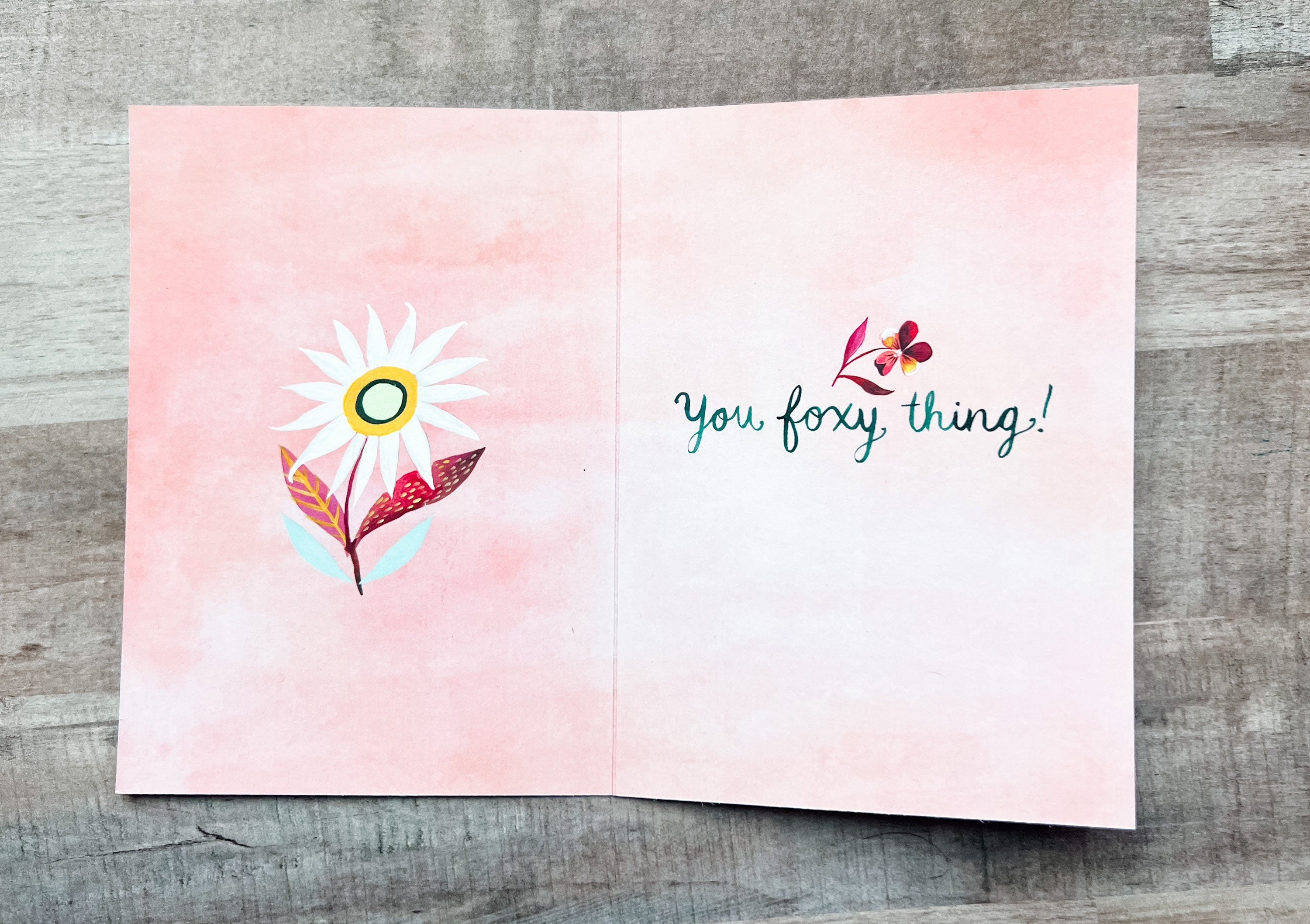 Fox Birthday - Greeting Card