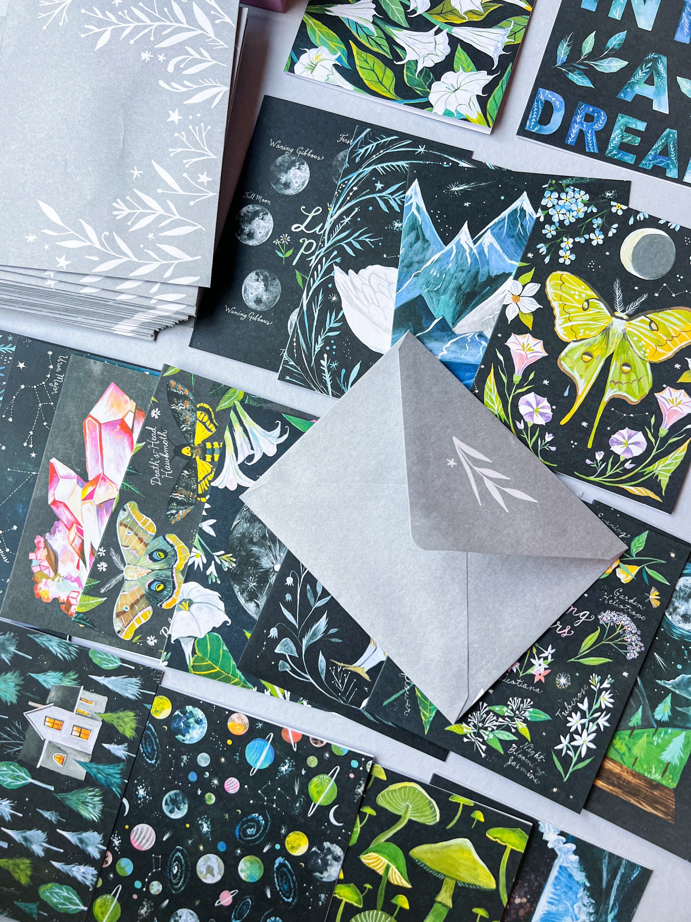 To All The Moonflowers Notecards