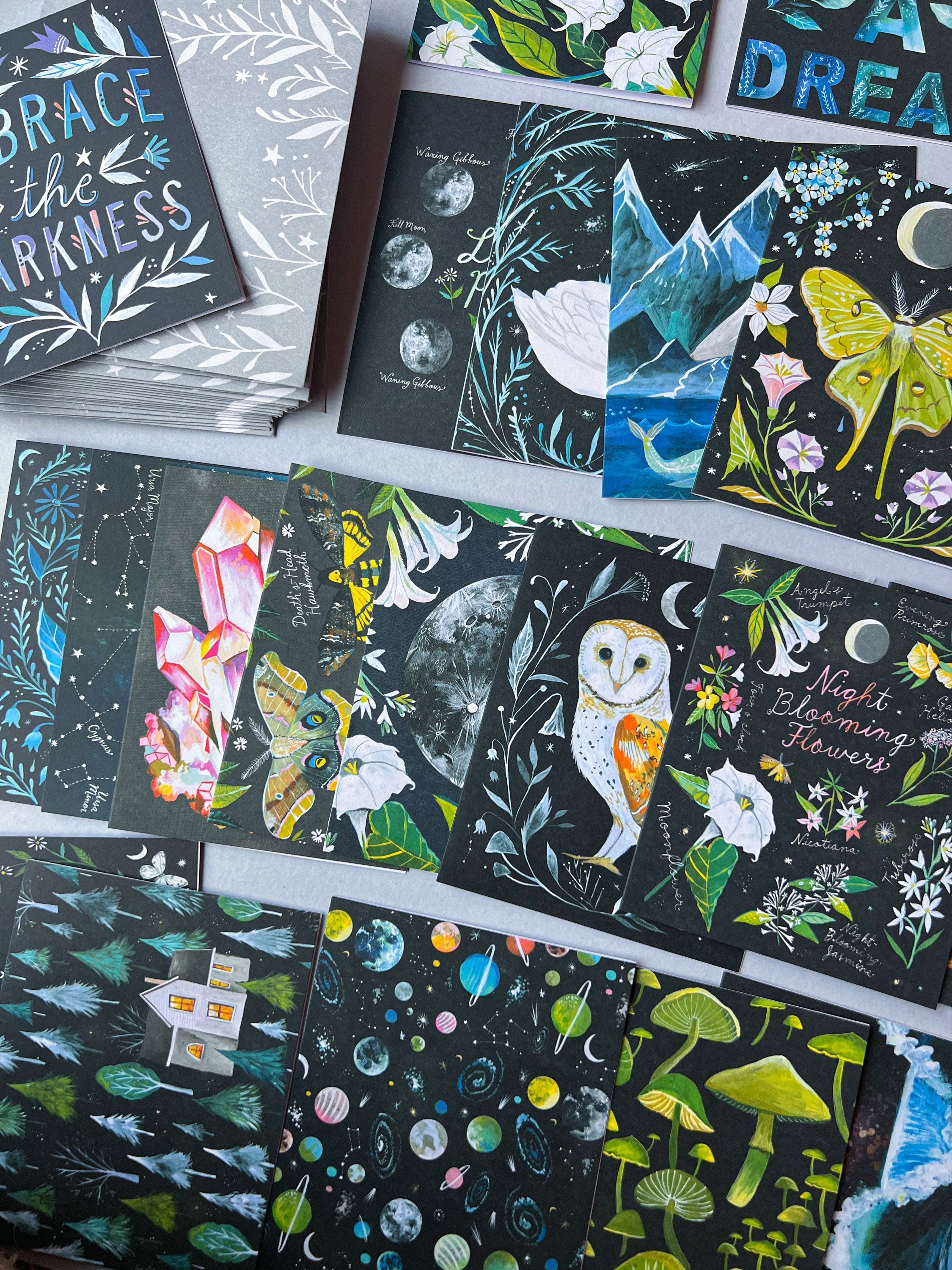 To All The Moonflowers Notecards