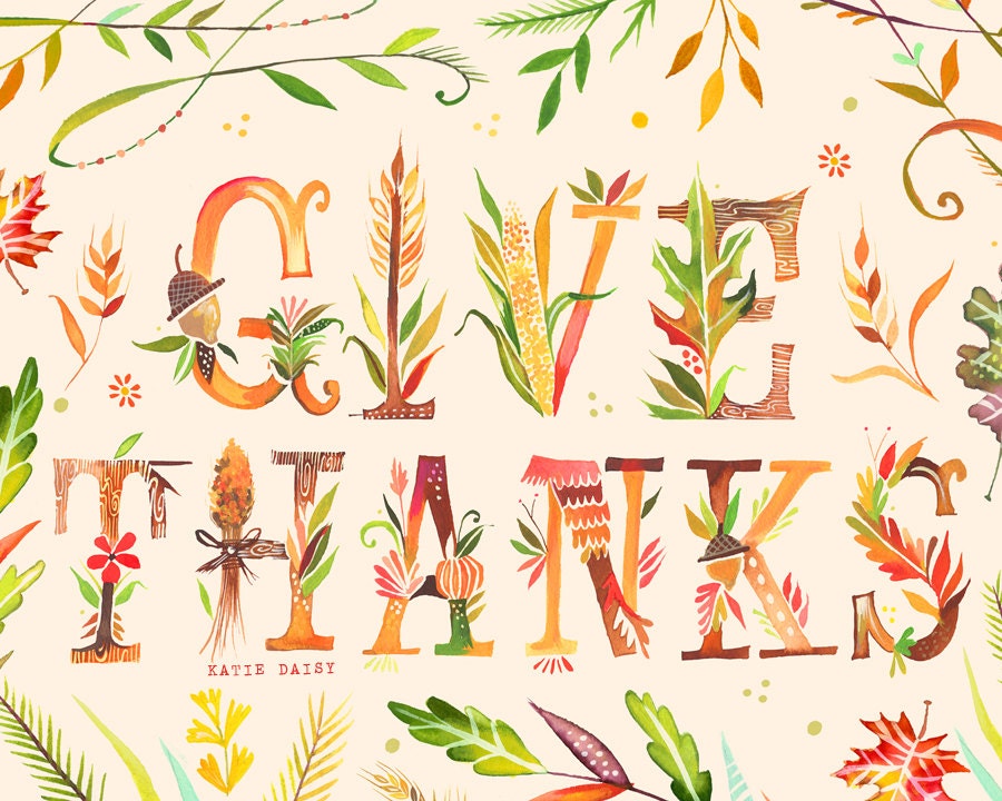 Give Thanks Art Print