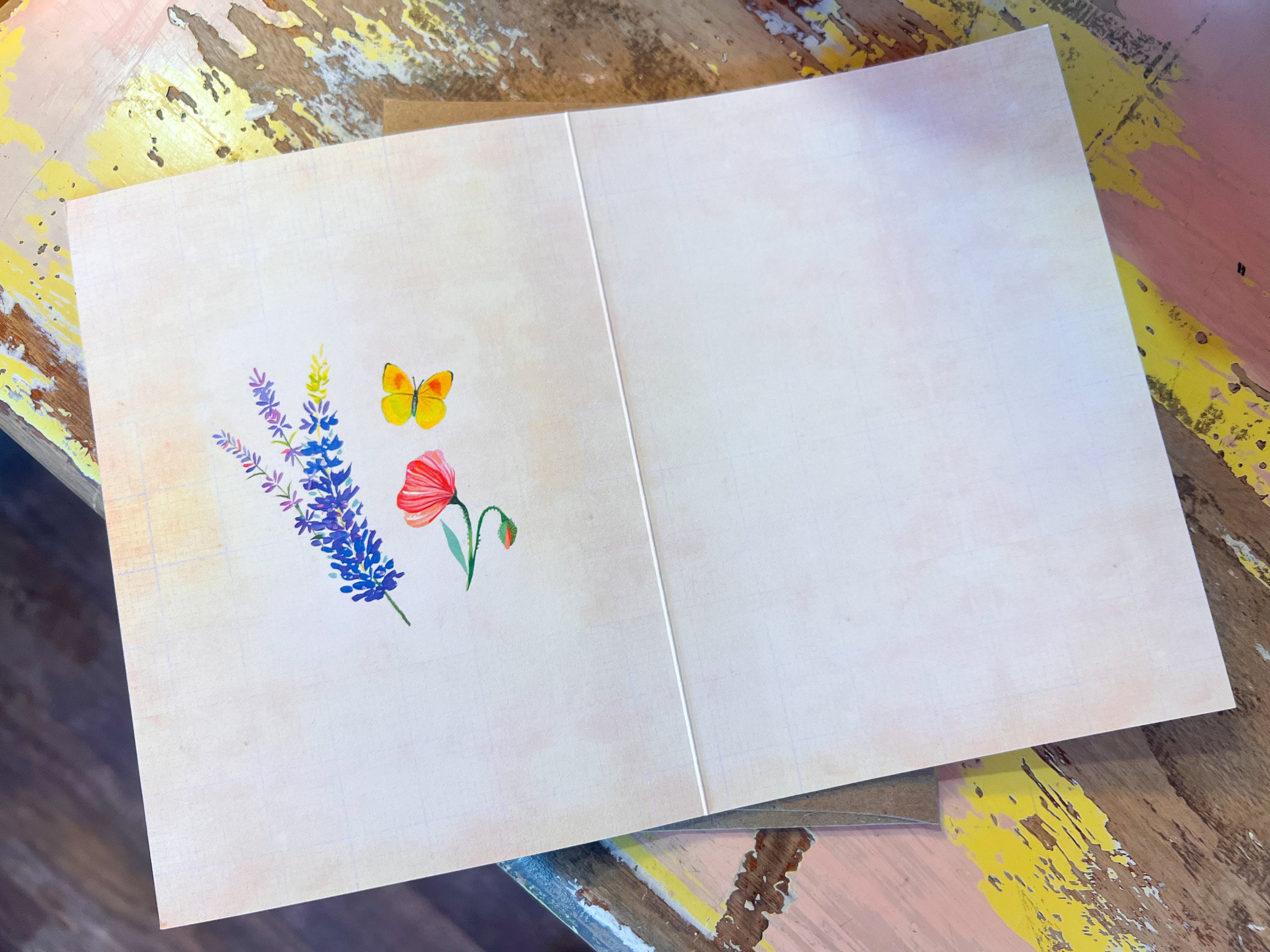 Seed Packets Blank Greeting Card