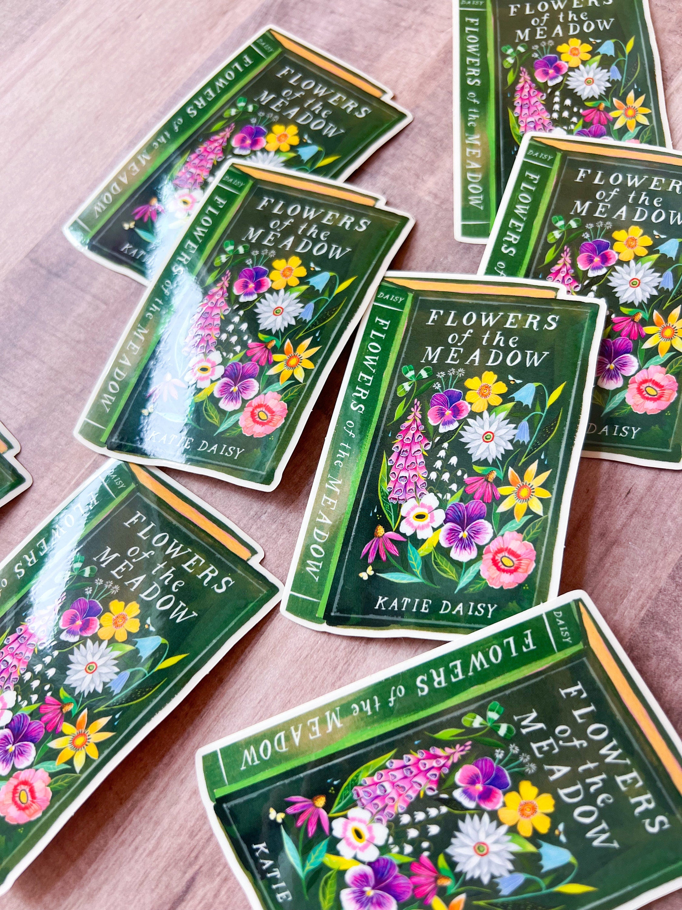 Flowers of The Meadow Book Sticker