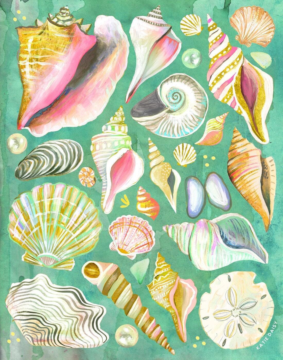 Seashells Art Print