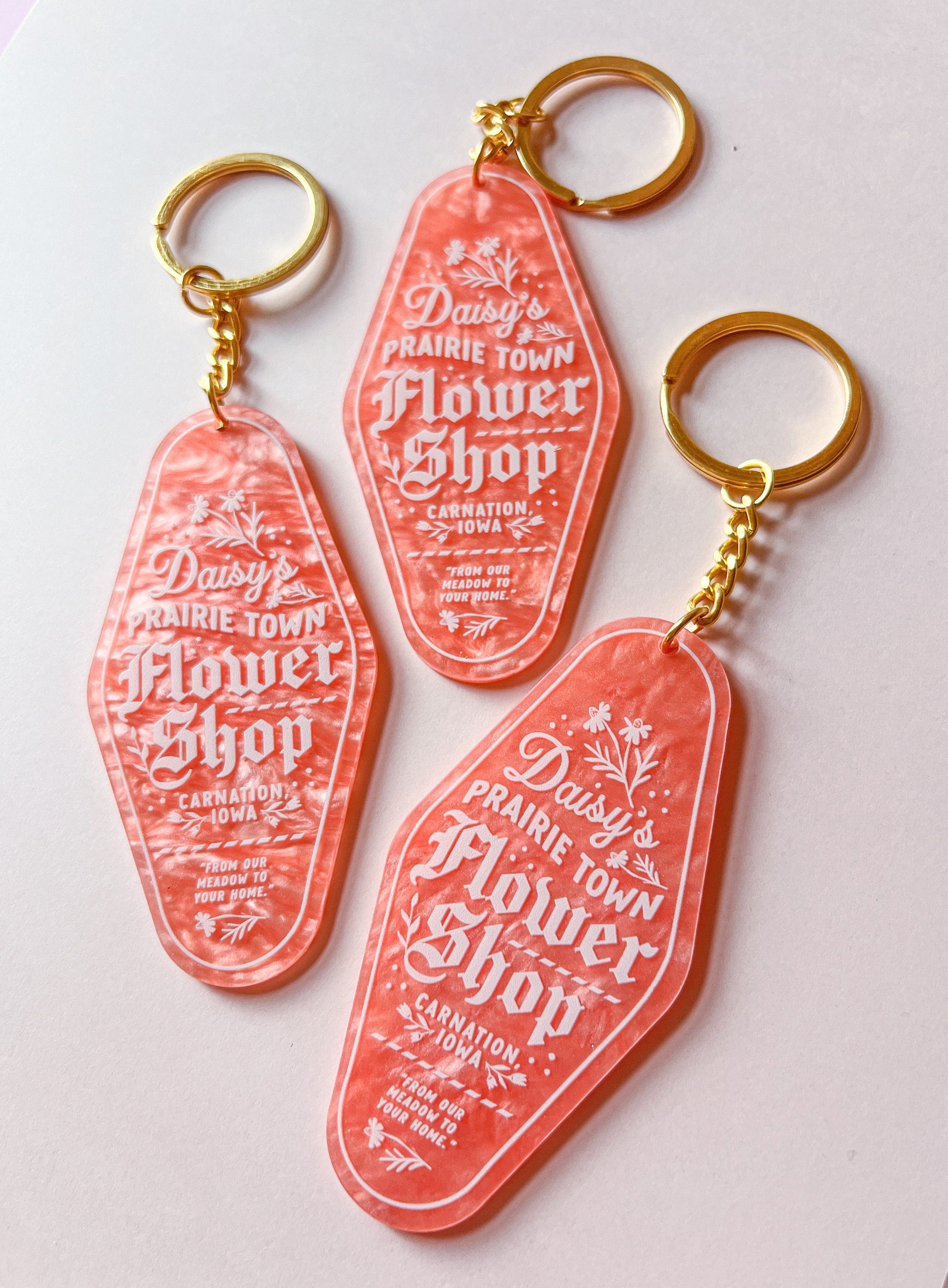 Flower Shop Keychain