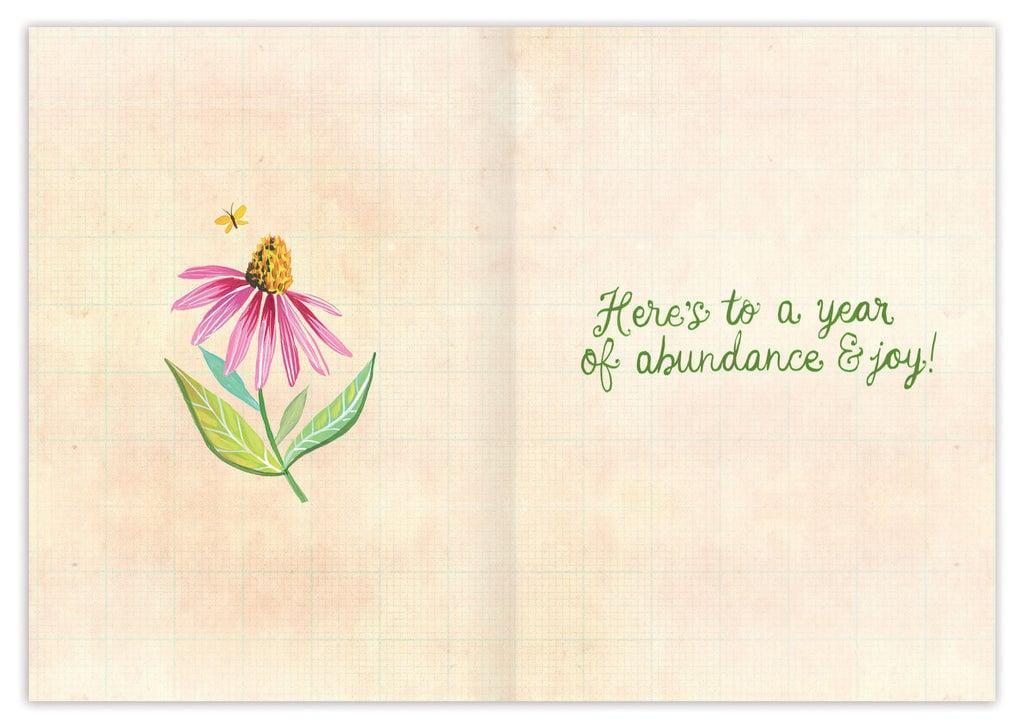 Peach Bouquet - Birthday Card