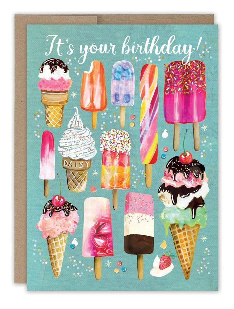 Frozen Treats - Birthday Card