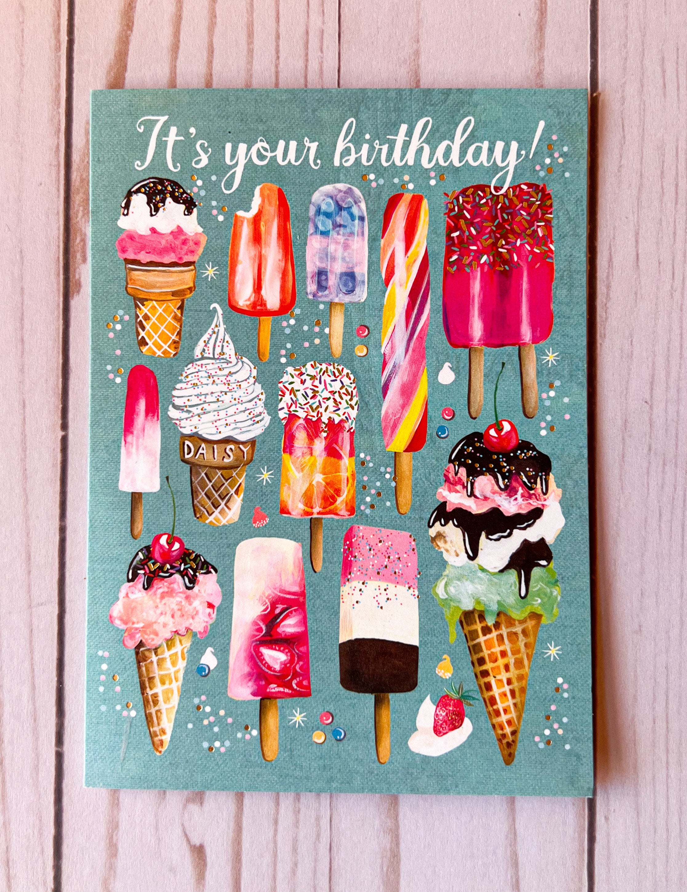 Frozen Treats - Birthday Card
