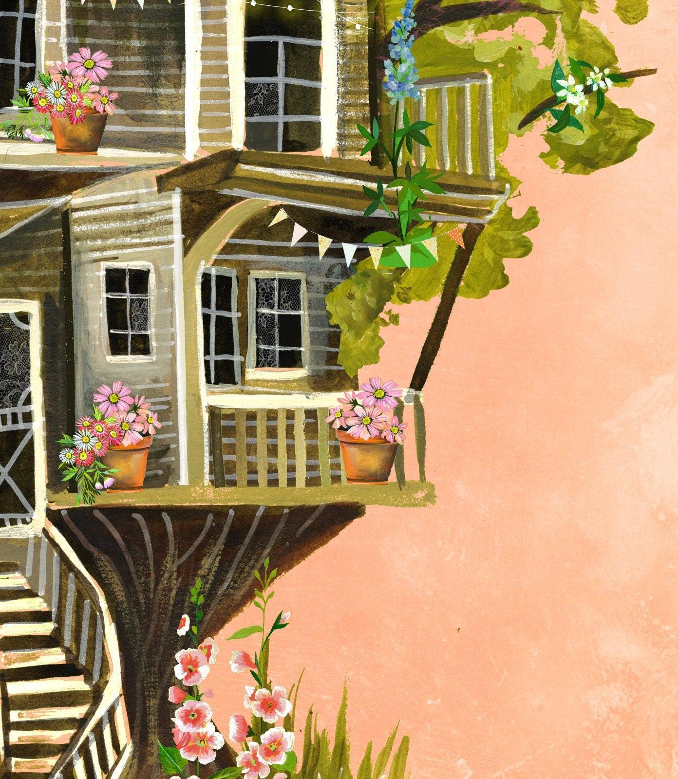 Treehouse Art Print