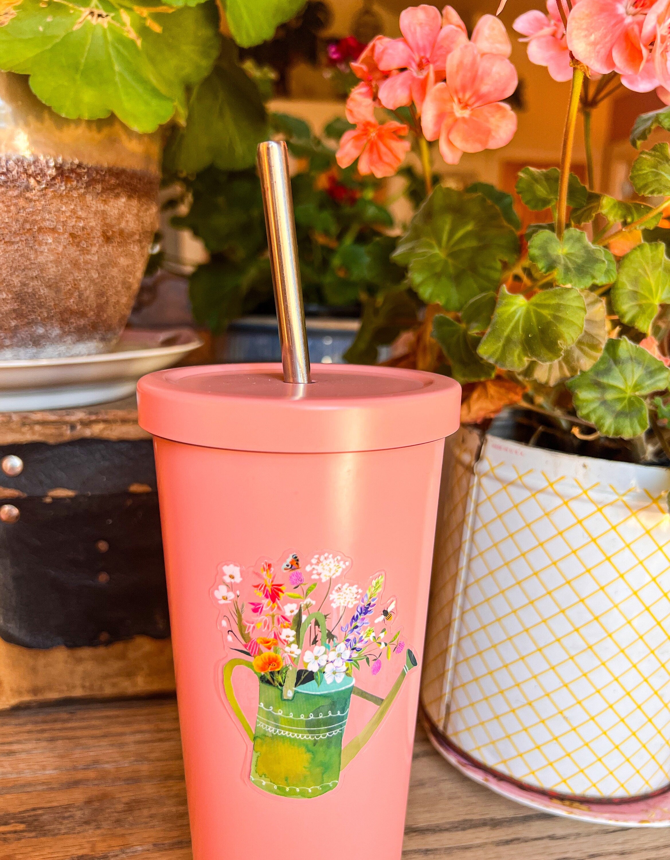 Watering Can Clear Sticker