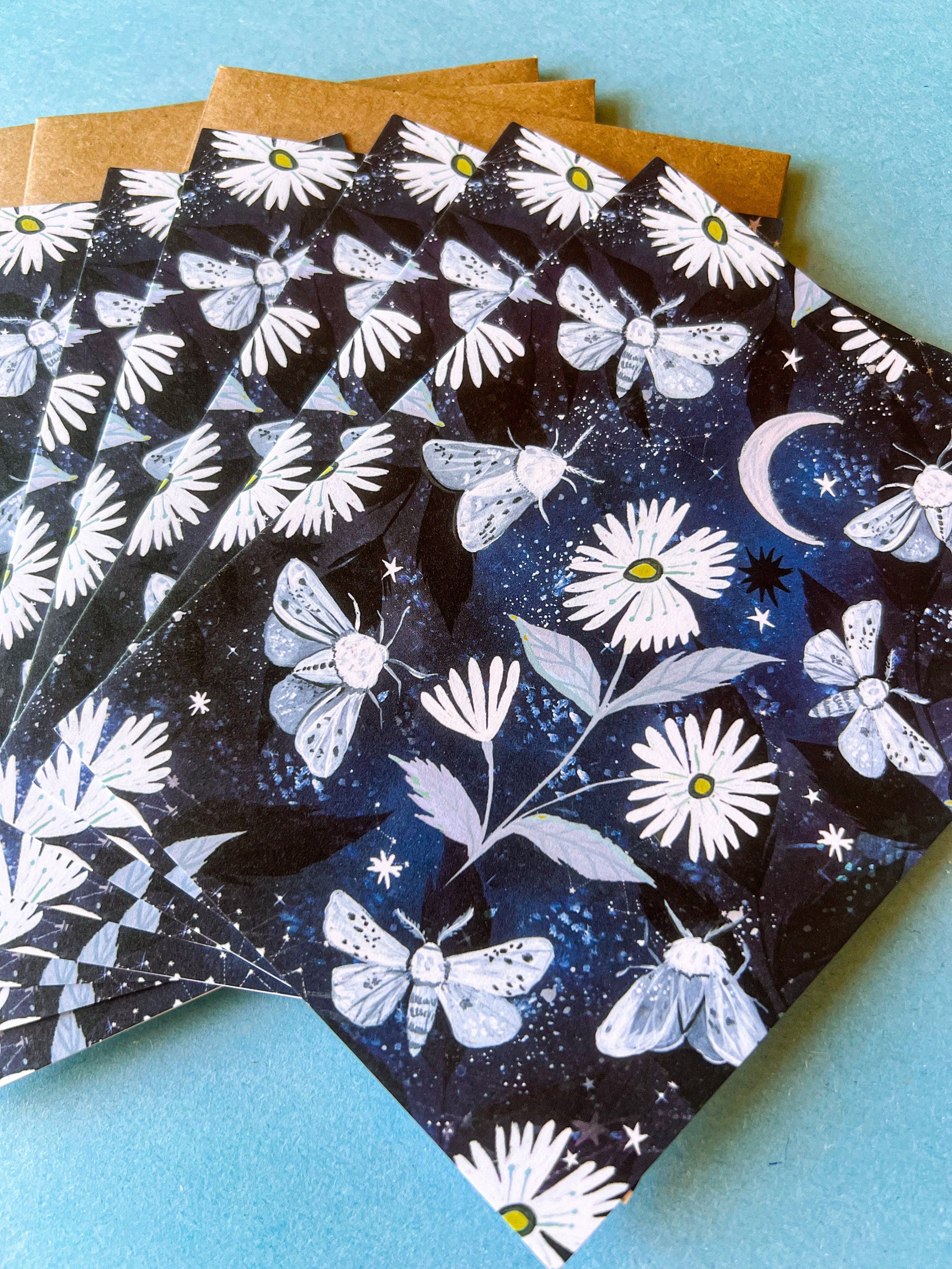 Moth Notecard Set