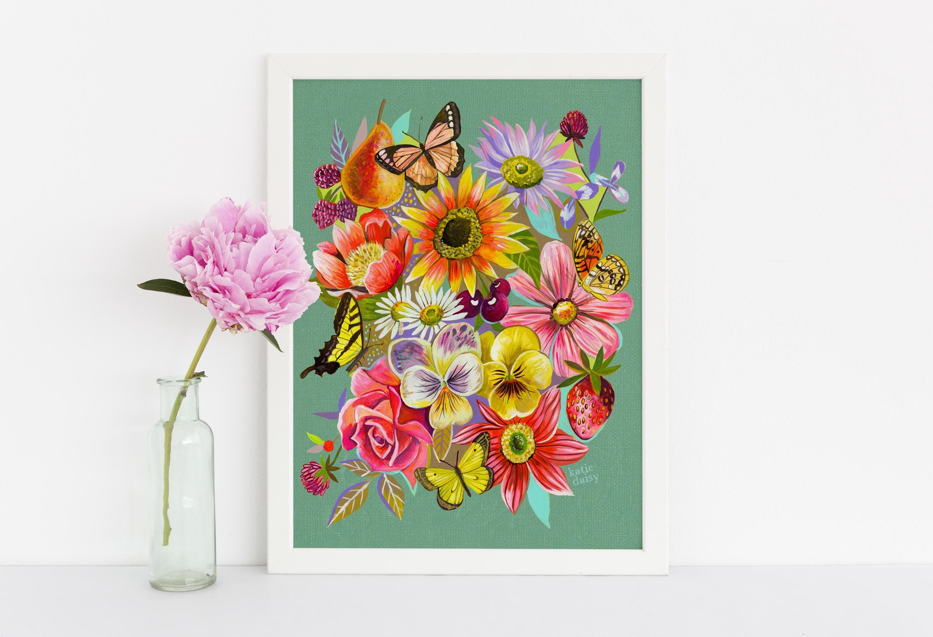 Bright Bouquet Art Print
