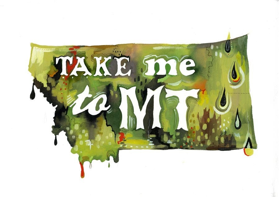 Take me to MT Art Print