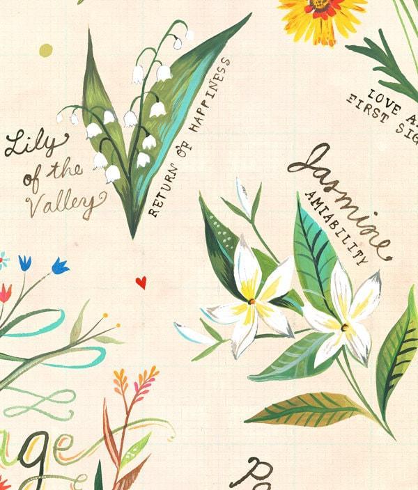 The Language of Flowers Art Print